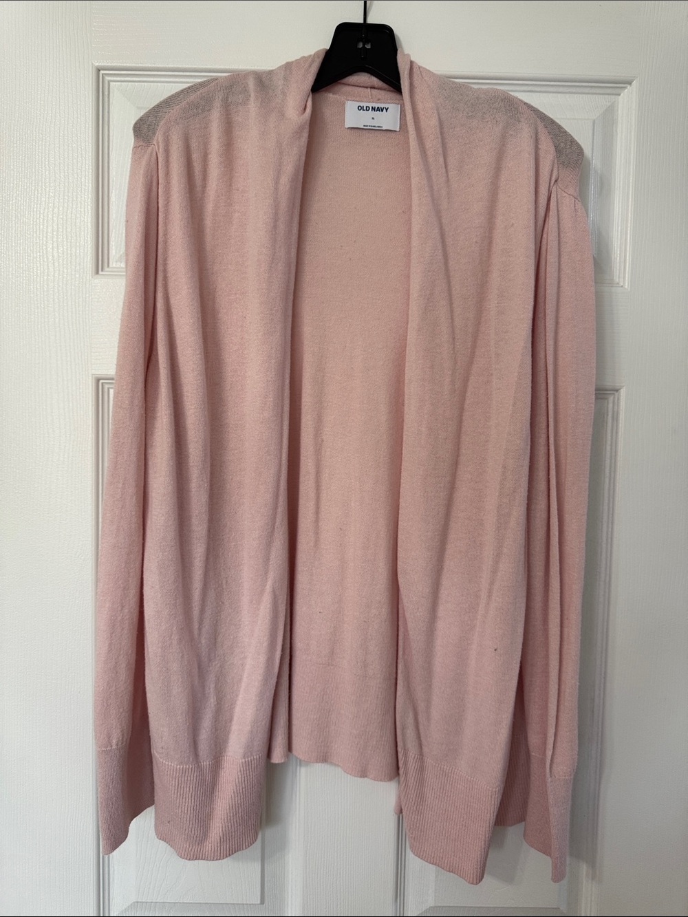 Old Navy Women's Light Pink Open Front Cardigan Sweater Size XL